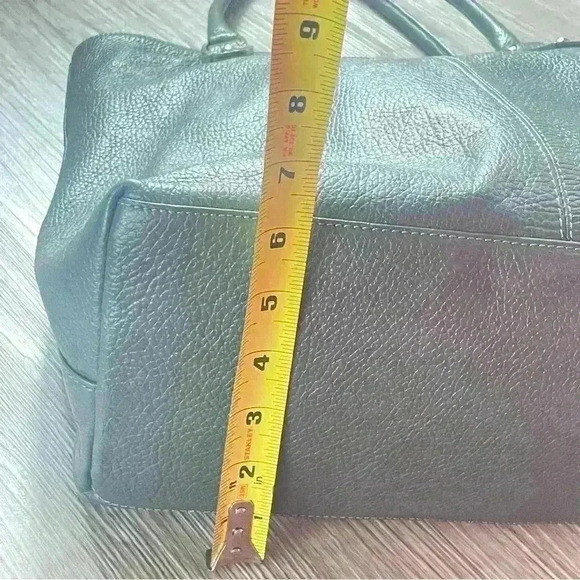 VERA PELLE GREY  PEBBLED LEATHER JUMBO BAG SHOULDER BAG - Picture 11 of 16